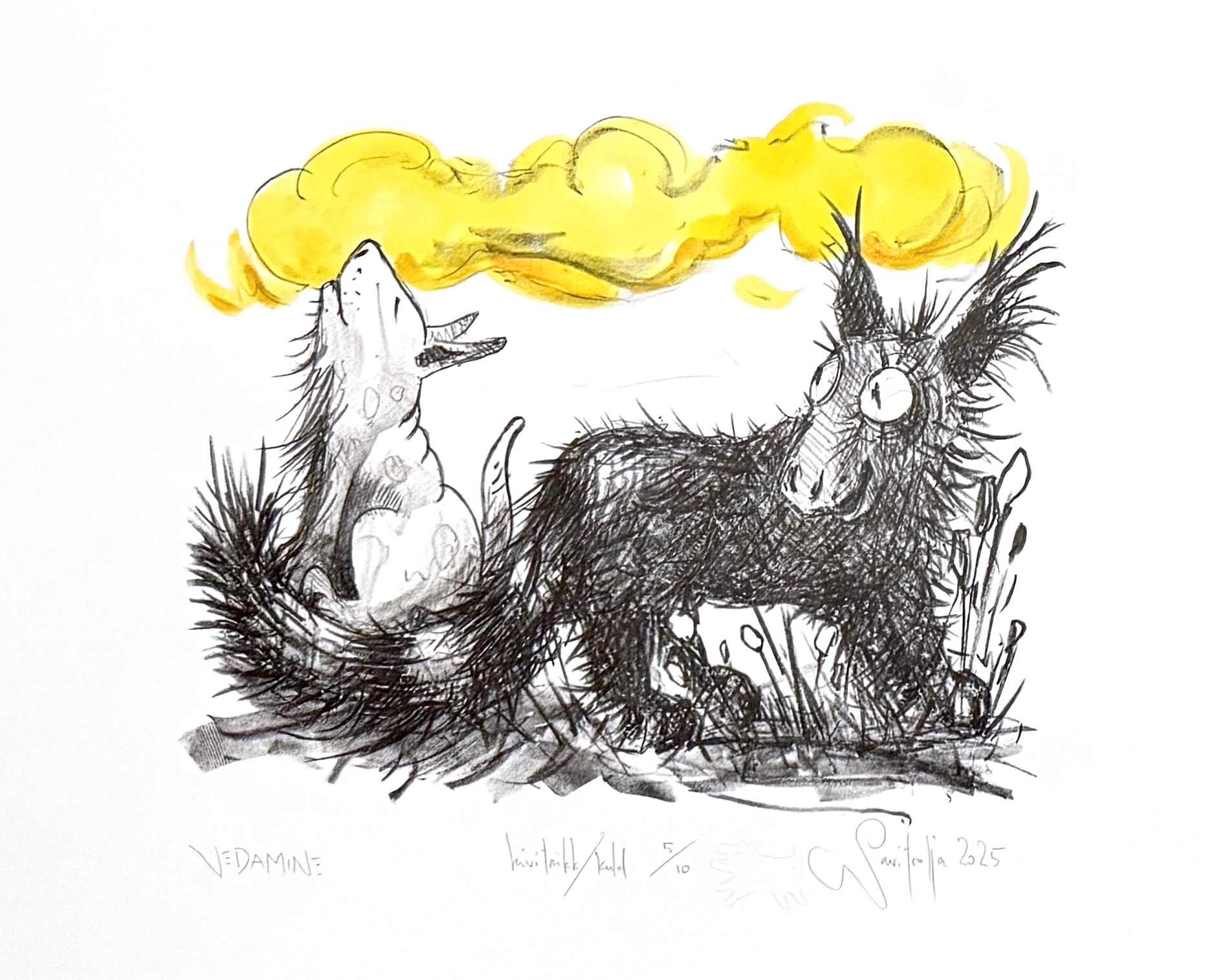 “Vedamine” (kuld), 2025